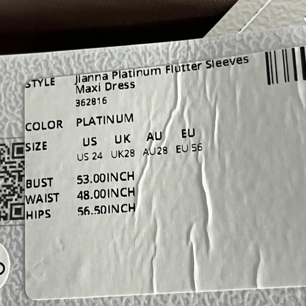 Azazie Plus Size Sweatheart Neckline Maxi Dress Jacquard Jianna Formal Platinum - Picture 6 of 7